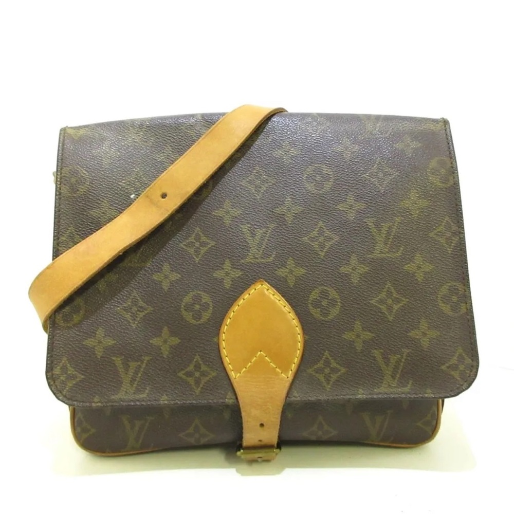 Auth LOUIS VUITTON Cartouchiere GM  Monogram crossbody Bag
